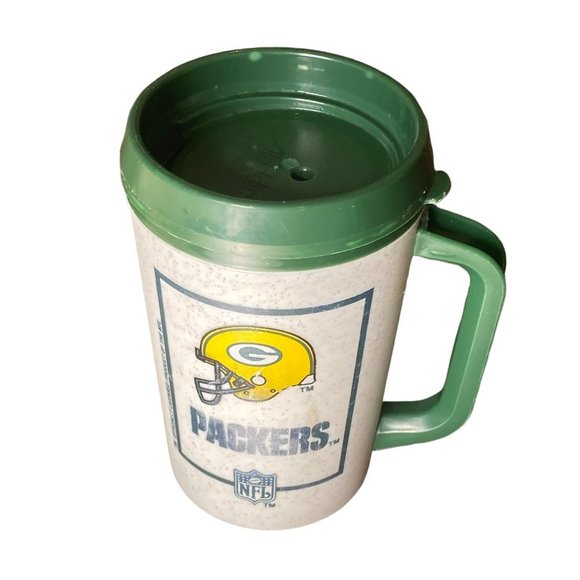 Vintage Green Bay Packers 7/11 Edition Collectors Insulated Cup with Lid 20 oz - Picture 1 of 5